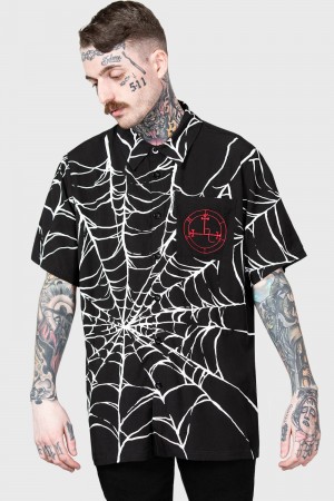 Killstar All Eternity Shirt Negros | 59134-KMVF