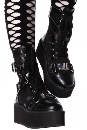 Killstar Amplified Boots Negros | 60943-BUZH