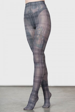 Killstar Anna Tights Negros | 31578-FWZI