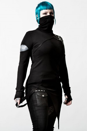 Killstar Arch Angelz Masked Top Negros | 17693-FBDC