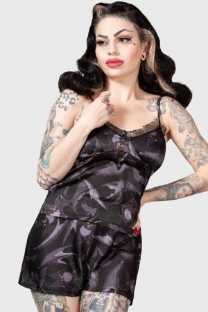 Killstar Asperity Cami Top Negros | 45076-ODLY