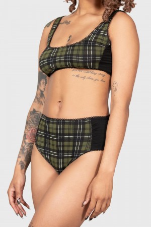 Killstar Autumn Lights Bra Verdes | 94732-YCZG