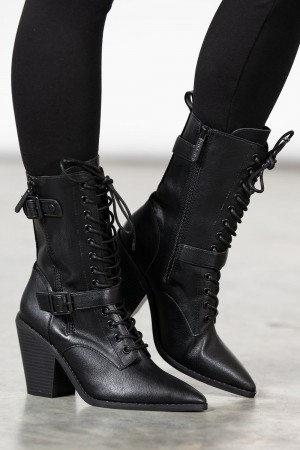Killstar Beatrix Boots Negros | 83290-NLFP