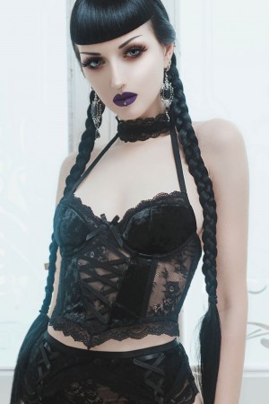 Killstar Cardinal Sins Bralet Negros | 64709-WFPM