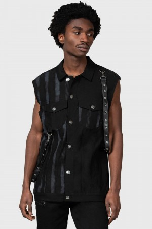 Killstar Carnevil Vest Negros | 57694-PDWN