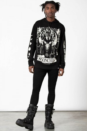 Killstar Companion Hoodie Negros | 14260-LHGK