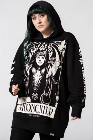 Killstar Companion Hoodie Negros | 45923-SXDE