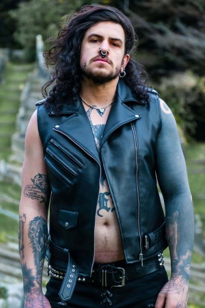 Killstar Core Cuero Vest [FAUX LEATHER] Negros | 79542-SCXR