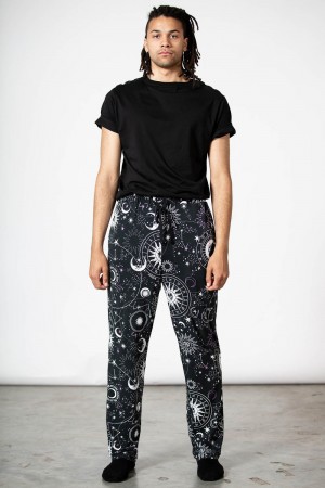 Killstar Corvus Lounge Pants Negros | 92345-AWRK