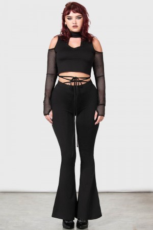 Killstar Creep Dawn Flares Negros | 96704-VKXL