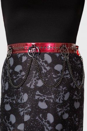 Killstar Curses Belt [PLUS] Rojos | 95170-YQGF