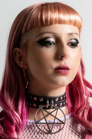 Killstar Cute But Psycho Choker [B] Negros | 72301-BWDI