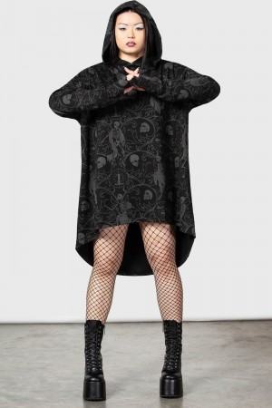 Killstar Danse Hoodie Negros | 07283-FURB