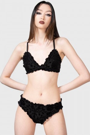 Killstar Dark Fairyland Bralet Negros | 58347-JPHC