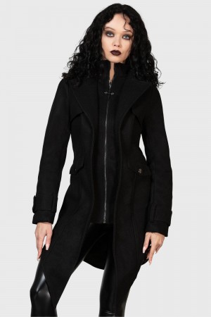 Killstar Deimos Nightmare Coat Negros | 34982-SMUX