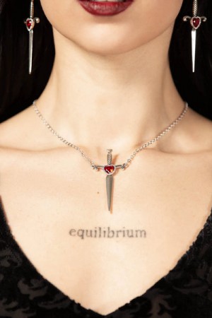 Killstar Desolate Necklace Plateados | 83650-AEOY