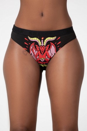 Killstar Devil Incarnate Panty Negros | 58790-MSDP