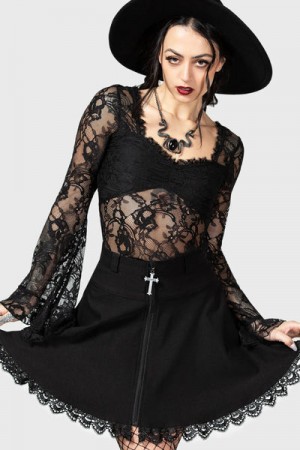 Killstar Dolor Top Negros | 97845-XSMD