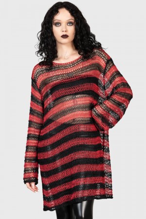 Killstar Dracul Sueter Rojos | 15367-YEMN