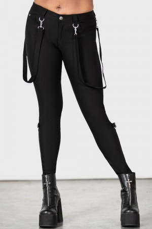 Killstar Drakor Trousers Negros | 81095-UBHW