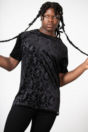 Killstar Dungeon T-Shirt Negros | 51328-RKVE