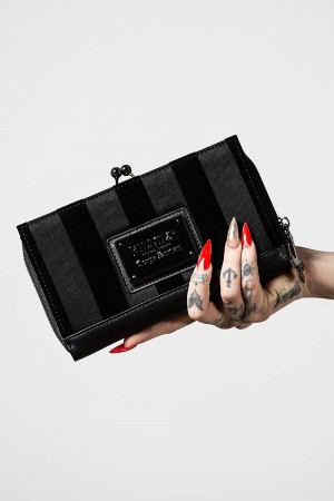 Killstar Earn Your Stripes Large Wallet Negros | 94386-AWBY