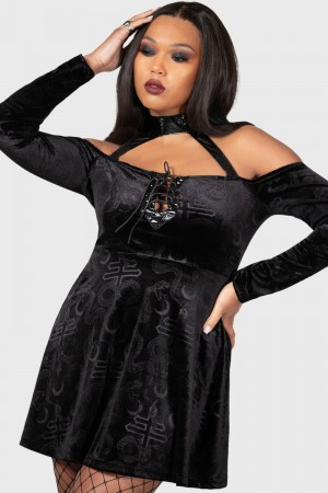 Killstar Eternal Vestido Negros | 61584-CVOY