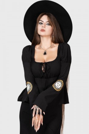 Killstar Evil's Harvest Top Negros | 26013-PQEI
