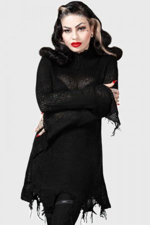 Killstar Faylinn Sueter Negros | 43287-GSQF