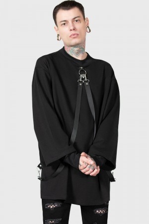 Killstar Flayer Sweatshirt Negros | 15403-IGNC