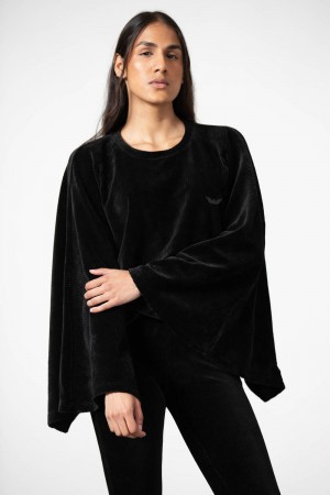Killstar Ghastly Dreams Batwing Top Negros | 73810-DGIB
