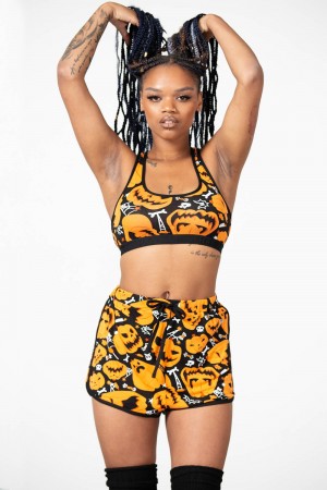 Killstar Haunt It Bralet Negros | 56480-AJNO