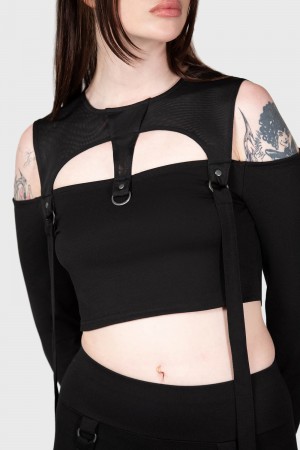Killstar Hesperia Top Negros | 14526-RDWL
