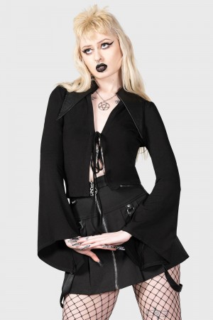 Killstar High Coven Top Negros | 68219-RTIU
