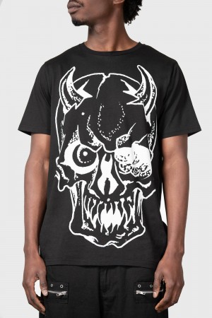 Killstar Hollow Nite T-Shirt Negros | 50724-FLZK