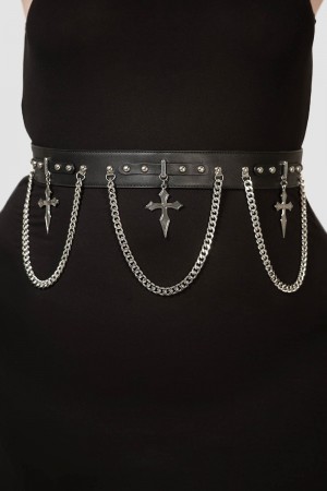 Killstar Hope To Die Cross Belt [PLUS] Negros | 26819-KLTR