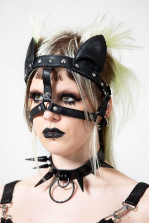 Killstar Hungry 4 You Headpiece Negros | 41689-EFBM