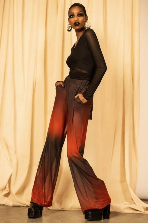 Killstar Immortal Rave Trousers Rojos | 43259-UFLJ