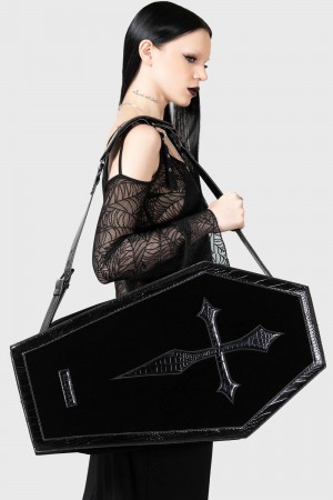 Killstar In Ur Web Weekender Bag Negros | 25687-WSJP