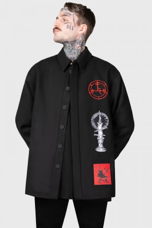 Killstar Incendiary Jacket Negros | 62347-SUDA