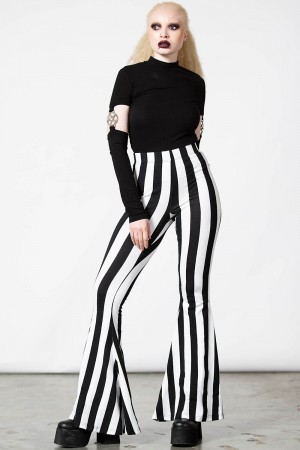 Killstar Inferno Room Flares [WHITE STRIPE] Blancos | 09638-SKHT