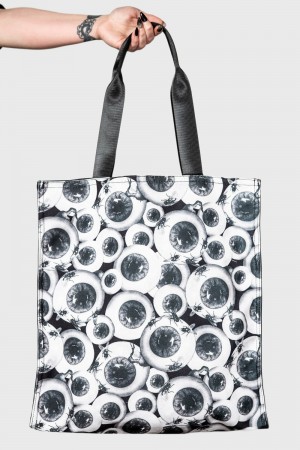 Killstar Inferno Tote Bag Negros | 46021-WBMD
