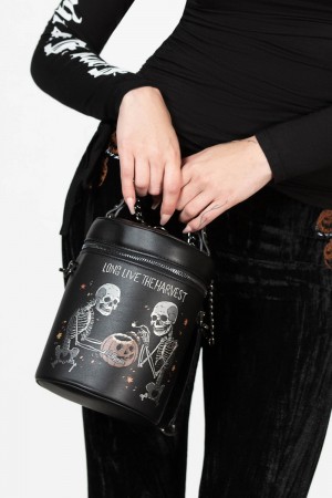 Killstar Jack O-Lantern Bag Negros | 86593-EPOJ