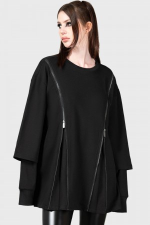 Killstar Kyanite Top Negros | 70935-EJDN