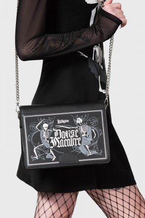 Killstar La Danse Handbag Negros | 60542-MPBF