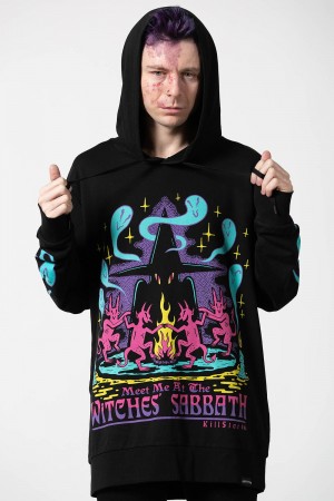 Killstar Let's Dance Pull-Over Hoodie Negros | 34576-AHZE