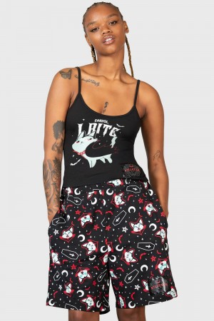 Killstar Lil Vampurr Long Shorts Negros | 47520-IYXT
