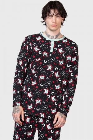 Killstar Lil Vampurr Lounge Top Negros | 54237-ALMB