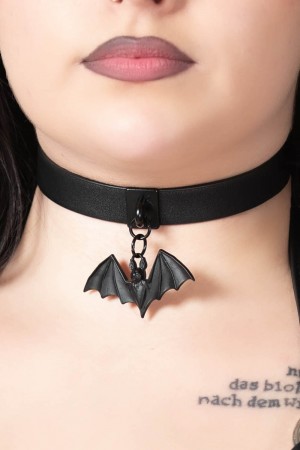 Killstar Little Bats Choker Negros | 42503-YWOZ
