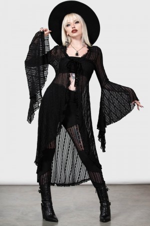 Killstar Lucienne's Seal Duster Negros | 52604-ALYS